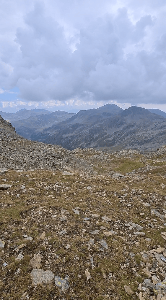 Versante sotto il Giogo di Montechiesa dove avevo perso Bruno